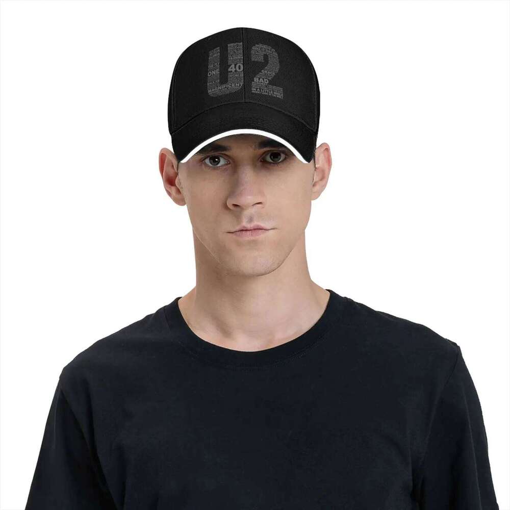 2 Vintage Rock Band Graphic Baseball Luxury Brand Fashionable Man Cap Birthday Caps Male Women's Y260304