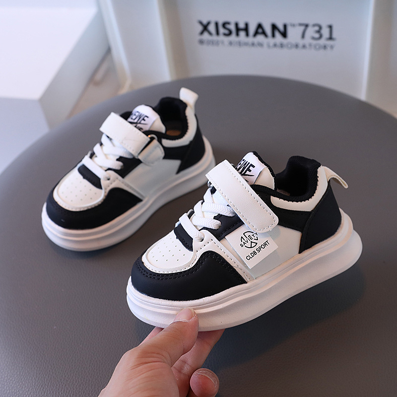 Free Shipping Kid's Shoes Kids Sports Shoes, Boys Girls Sneakers for Children Youth Casual Running Student's white shoes Size 24-31