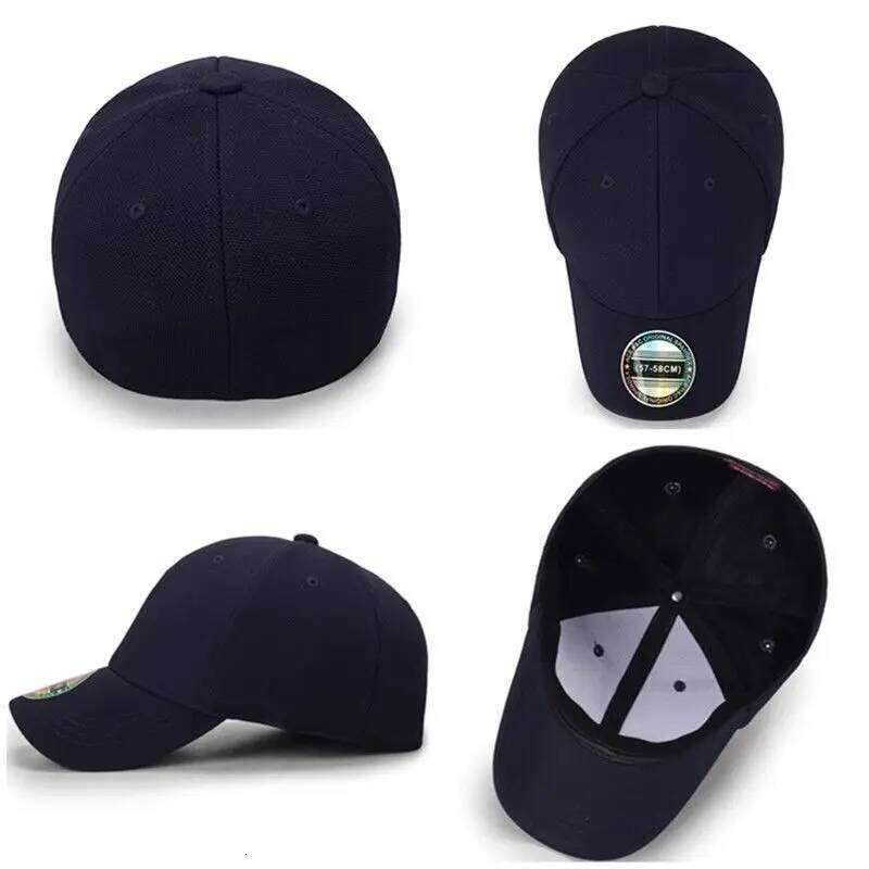 New Stretch Fitted Full Closed Elasticity Flexible Flex Hiphop Caps Hats Fit Visor Baseball Snapback Blank Solid Era Men Women Y260304