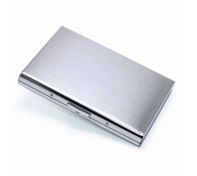 Hot Credit Case Men Women Business Multifunction Slim Wallet Stainless Steel Card Holder 6 8 10 Cards C260304