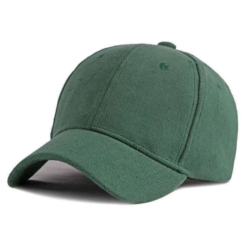 Unisex Baseball Cap Adjustable Snapback Breathable Dad Soft Faux Suede Casual Solid Color Sport Hat for Women And Men Y260304