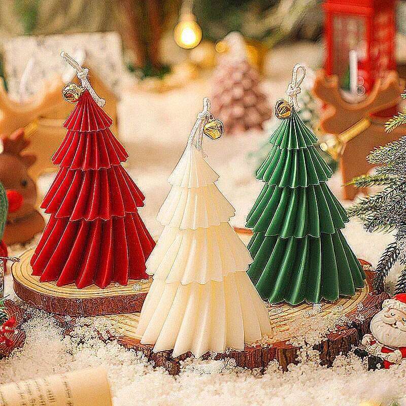 Tree Scented Home Decorative Guest Gift Set Christmas Holiday Souvenir Candles W260304 W260305