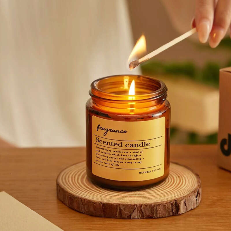 Tea Scented INS High-End Home Use Smokeless Low-Temperature Aromatherapy Vintage Essential Oil Candle Fragrance Gift W260304 W260305