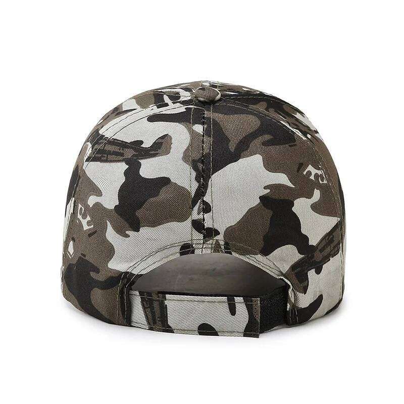Adjustable Baseball Cap Summer Sunscreen Hat Camouflage Camo Camping Hiking Fishing Caps Y260304