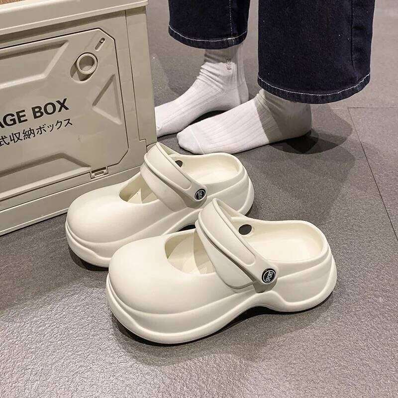 Kidmi Women's Sandals EVA Fashion Comfortable Home Non-slip And Wear-resistant Beach Shoes Summer Thick-soled Slippers