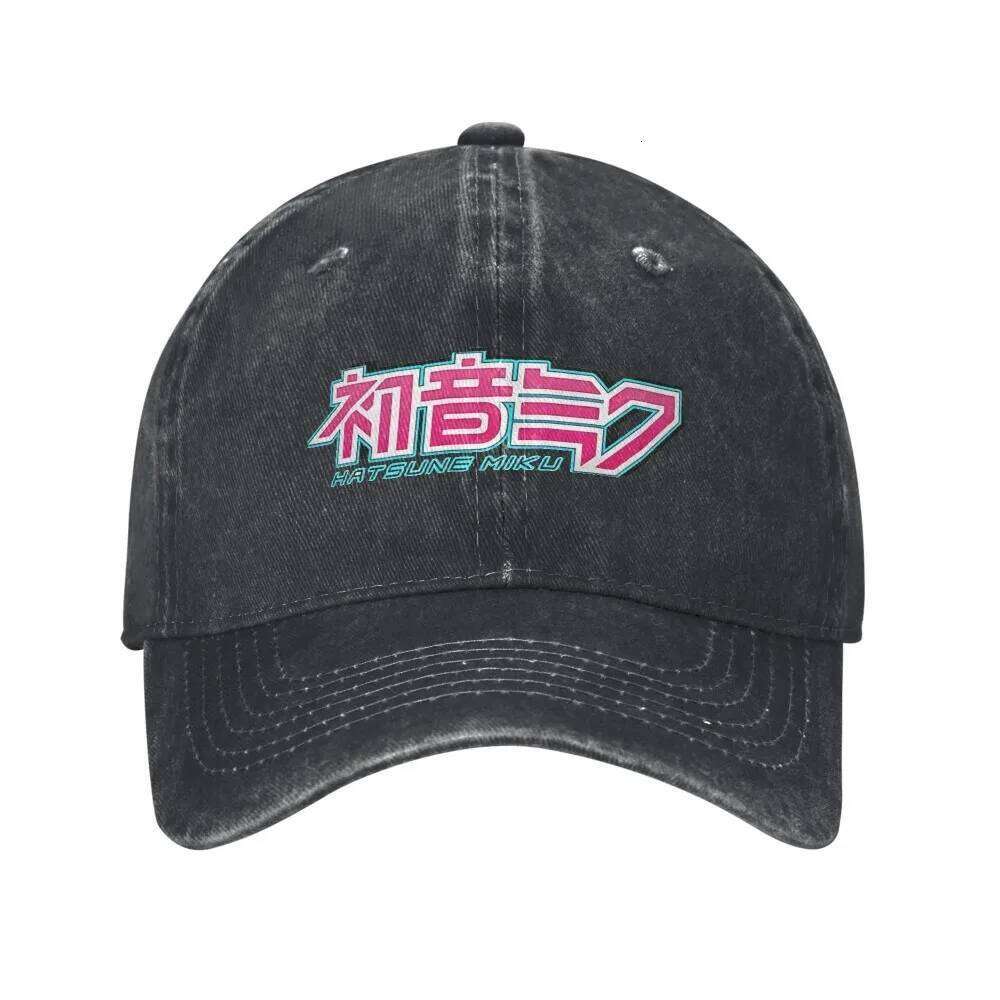2025 Hatsune miku logo Headwear Baseball Cap Men Women Daily Caps Adjustable Trucker Hat Leisure Outdoor Sun Protection Y260304