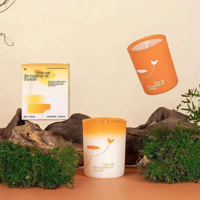 Aromatherapy in Jar Room Decoration, Ebony Sandalwood Scented Candle, Gift for Guests, Souvenir Candles W260304 W260305