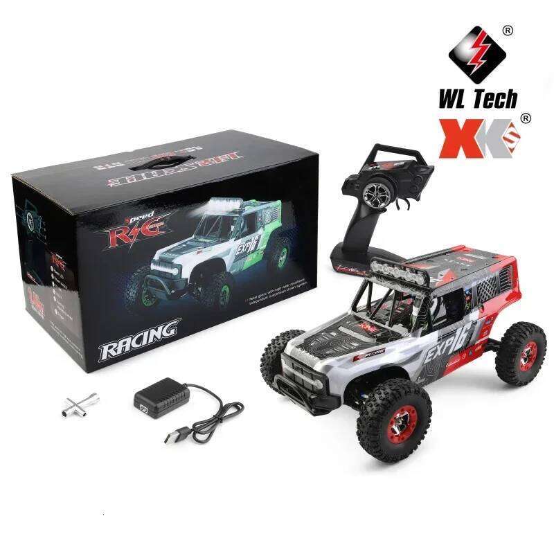 WLtoys 124006 1/12 RC Car off Road 4x4 Trucks With LED light 2.4G Hight Speed Professional Remote Control Climbing Cars For Kid Z260304