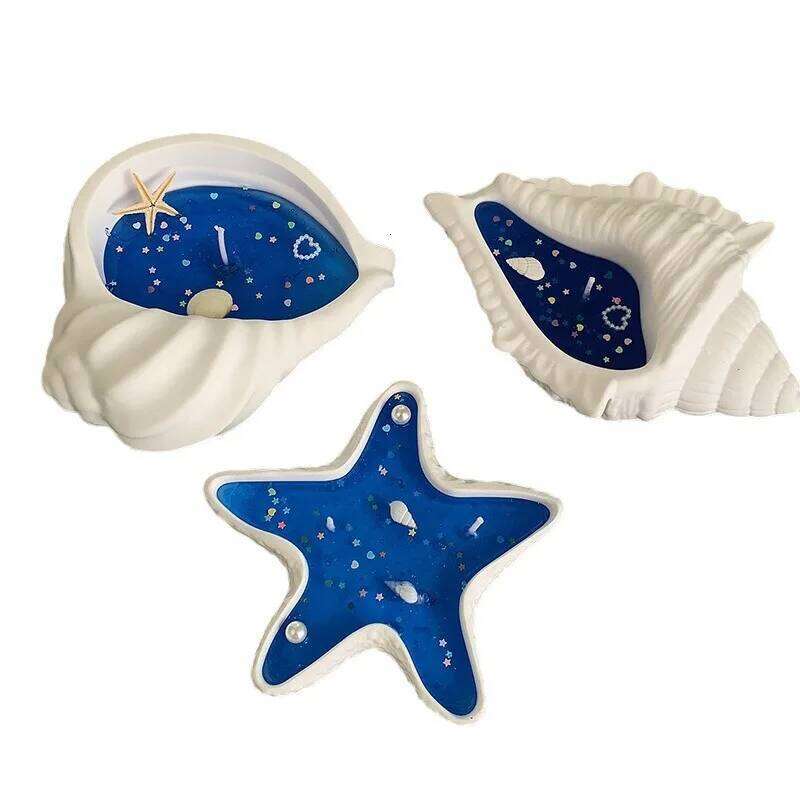 Conch Shell Scented Aromatherapy Soy Wax Candles Wedding Birthday Candle Party Home Decoration W260304 W260305