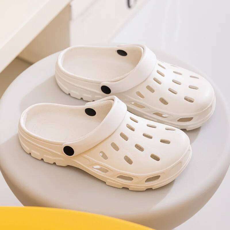 Kidmi Classic Hole Women Summer Soft Beach Slide Slippers Outdoor Nonslip EVA Flat Sandals Indoor Comfort Shower Slipper