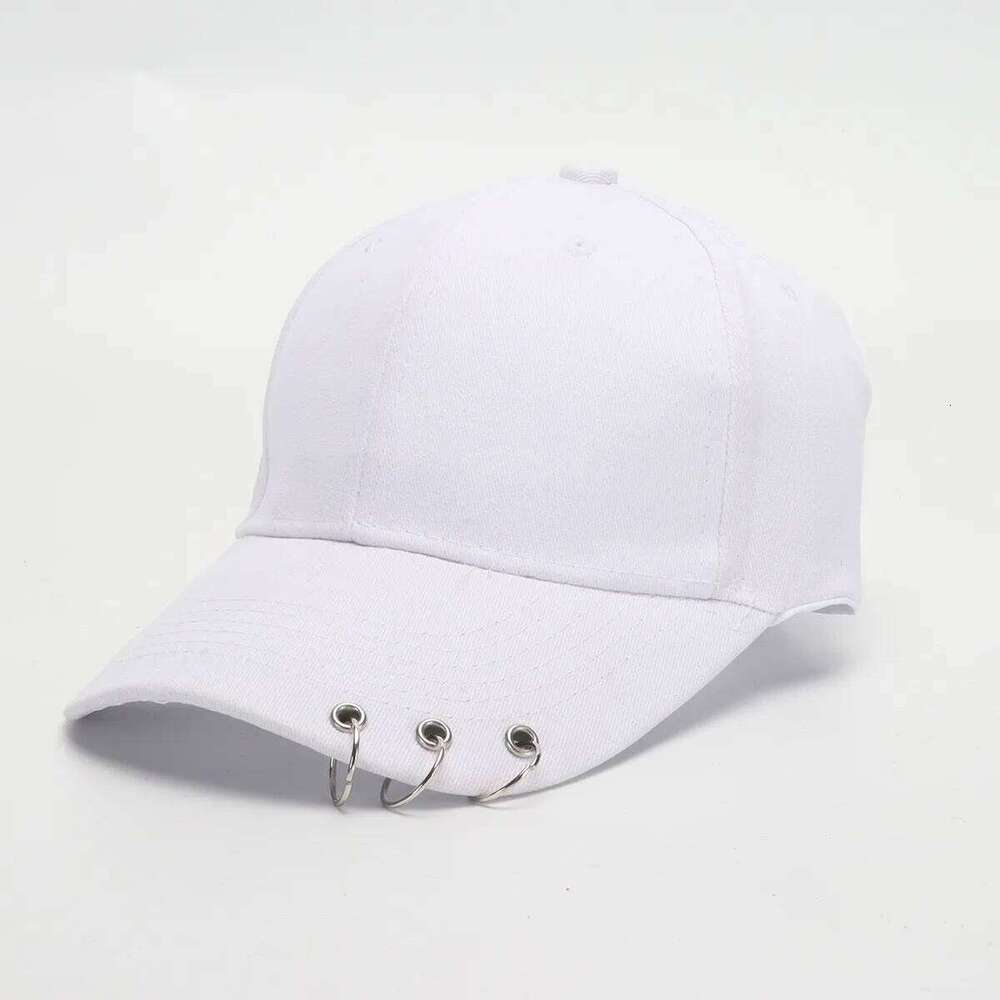COKK Hip Hop Women's Baseball Cap With Ring Circle Snapback Hats For Men Women Unisex Adjustable Kpop Korean Style Gorra Y260304
