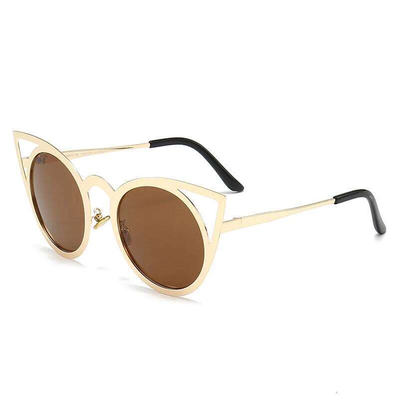 Cat Ear Fashion Retro Cute Framed Color Sunglasses, Men's and Women's Sunglasses Z260305