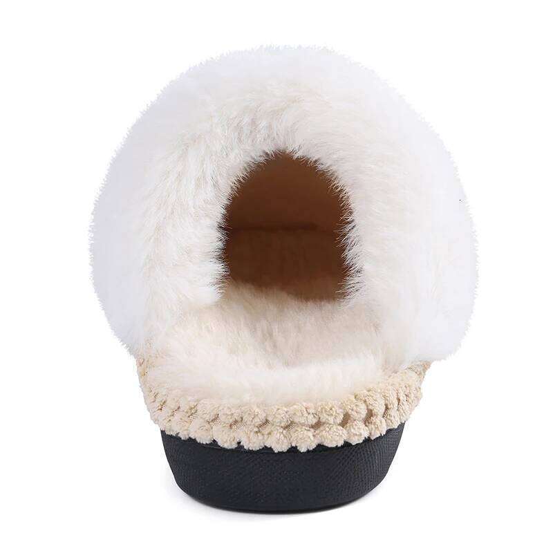 Kidmi Winter New Memory Foam Home Cotton Slides Comfy Non-Slip Warm Cozy Plush Lining Women's Slippers