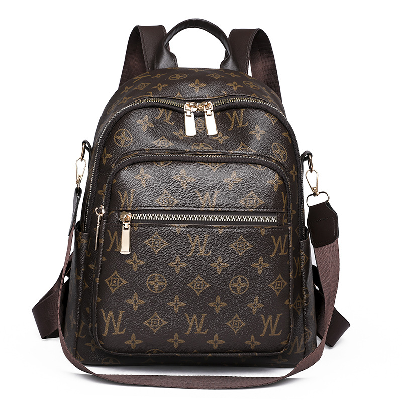 hot Free Shipping new luxury bag Backpack Shoulder bag women 2026 vintage casual vintage vintage with large capacity