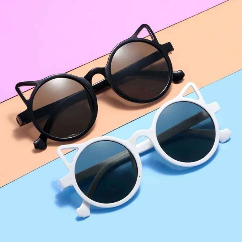 2025 Little Cat Shaped Sunglasses Outdoor Cute Protection Beach Boys Girls Sun Glasses Shades Eyewear UV400 Oculos Z260305