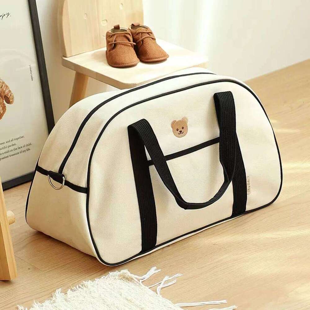 Large Capacity Mommy Korean Style Canvas Diaper Travel Maternity Pack Hospital Bag Baby Items Organizer Z260304