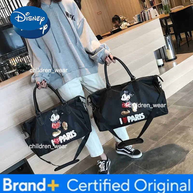 Disney Mickey New Diaper Bag Handbag Cartoon Cute Portable Baby Bag Multifunctional Large Capacity Baby Urine Bag High Quality H260305