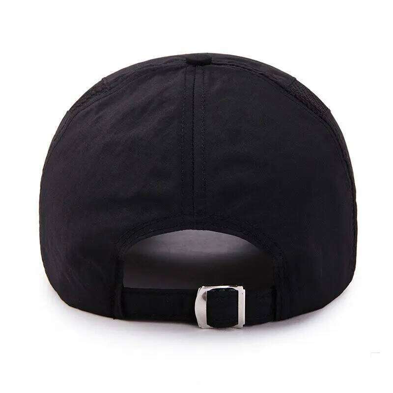 Summer Outdoor Sports Quick-Drying Mesh Baseball Yuda Men Cap Simple Solid Color Hat Y260304
