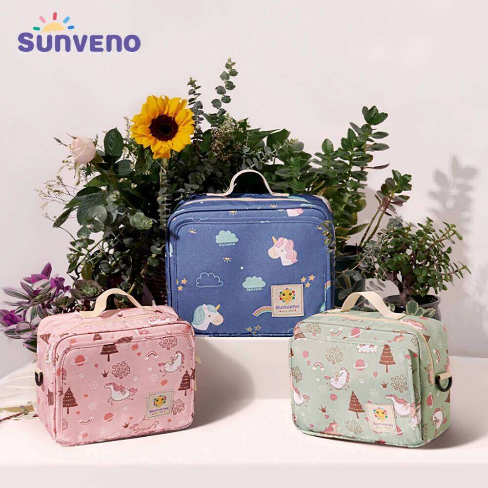 Sunveno Fashion Waterproof Washable Cloth Diaper Baby Bag Reusable Wet Bags 23x18cm Organizer For Mom Z260304