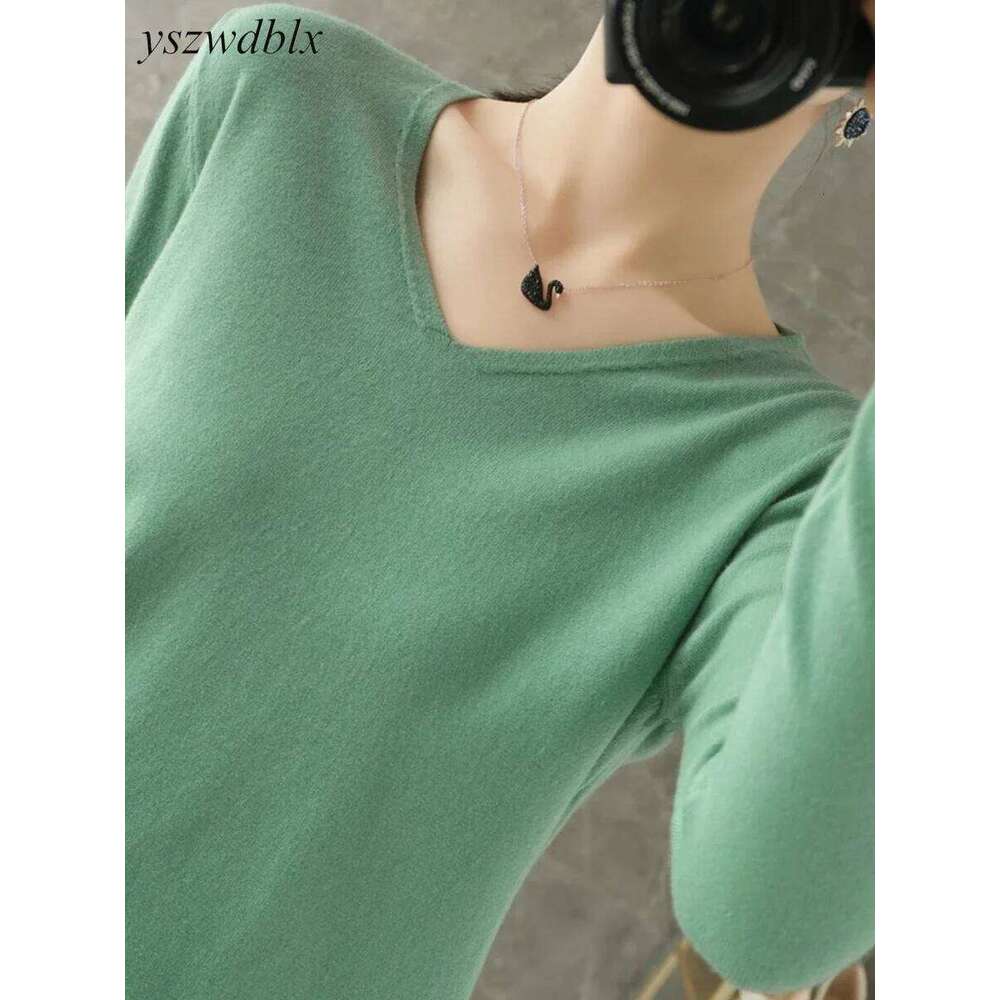 YSZWDBLX Womens Sweaters Spring Autumn V-neck Knitted Pullovers Loose Bottoming Shirt Cashmere Fashion Jumper Solid Pink Sweater XJ260305