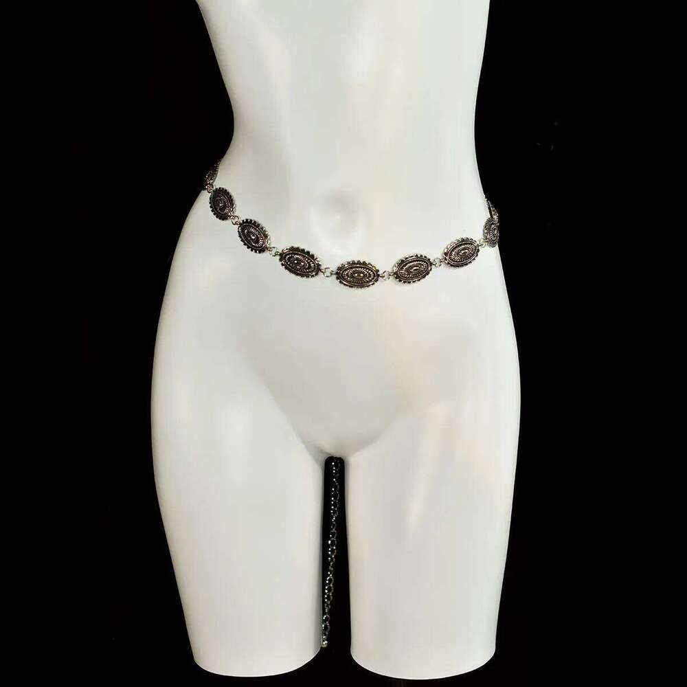 Metal Belt Small Retro Design Make-Up Lady Popular Beach Holiday Body Chain Birthday Party Clothing Waist Accessories S260304
