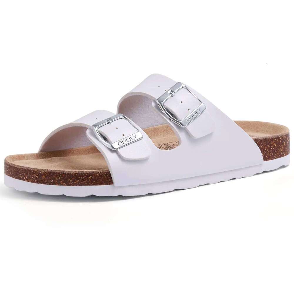 Kidmi New Women Slide Sandal Cork For Female Summer Soft Nonslip Beach Casual Couple Pool Home Sandals