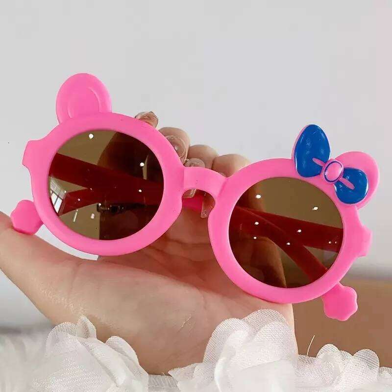 Children's baby cute cartoon UV-proof sunglasses trendy girl men's and women's sunshades must be photographed Z260305