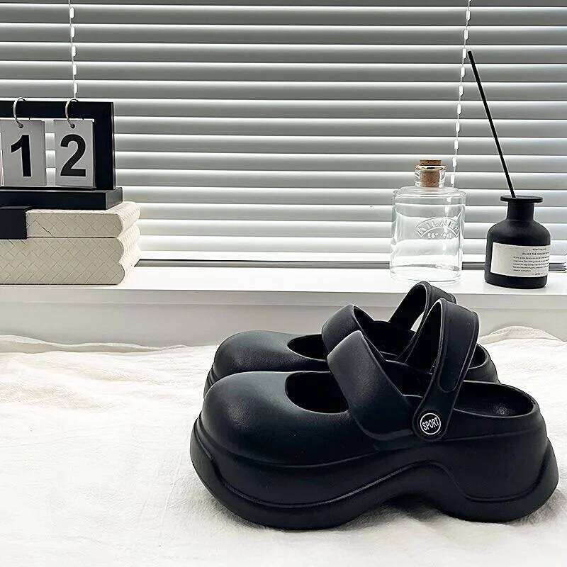 Kidmi Women's Sandals EVA Fashion Comfortable Home Non-slip And Wear-resistant Beach Shoes Summer Thick-soled Slippers