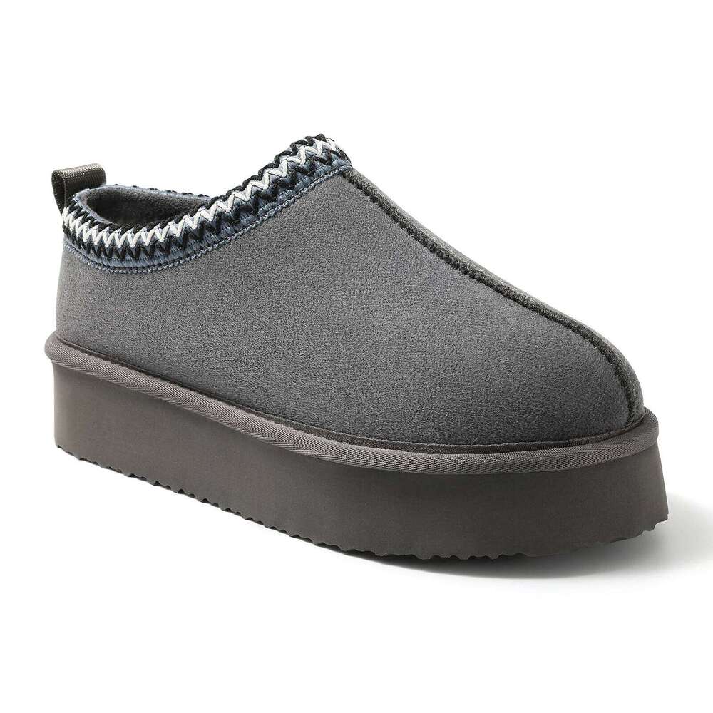 Kidmi Winter Cotton Women Snow Boots Thick Sole Short Warm Casual Nonslip House New Comfort Plush Shoes