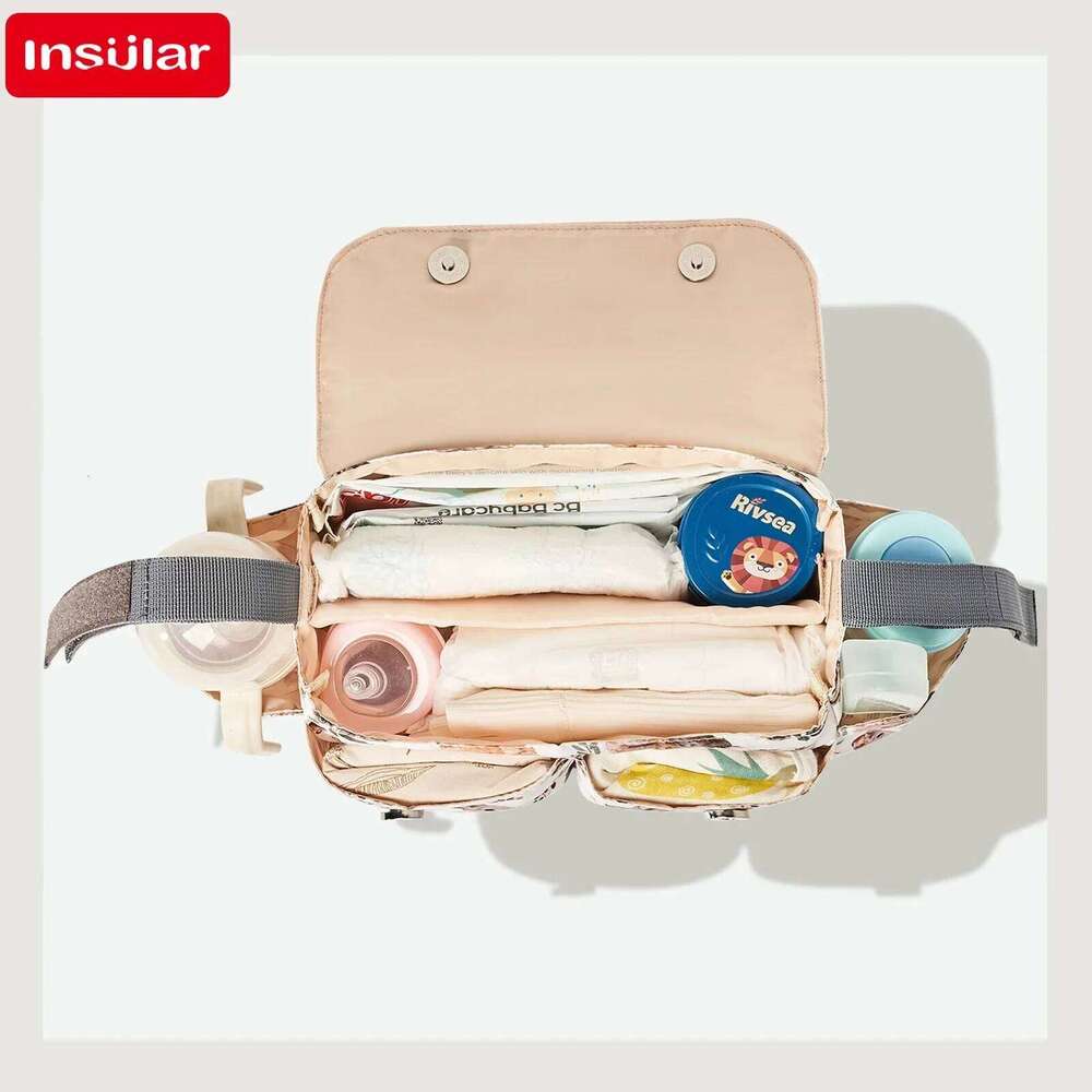 bag Cartoon Baby Organizer Nappy Diaper Bags Waterproof Buggy Pram Cart Basket Hook Stroller Accessories Z260304