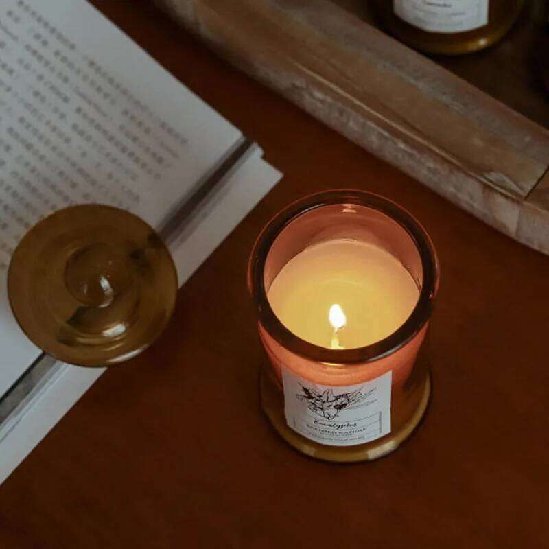 Set Of 8 Empty Glass Jar W/ Lid For Candles Sample Container Apothecary Jars DIY Gift Candle Tins Making Supplies W260304 W260305