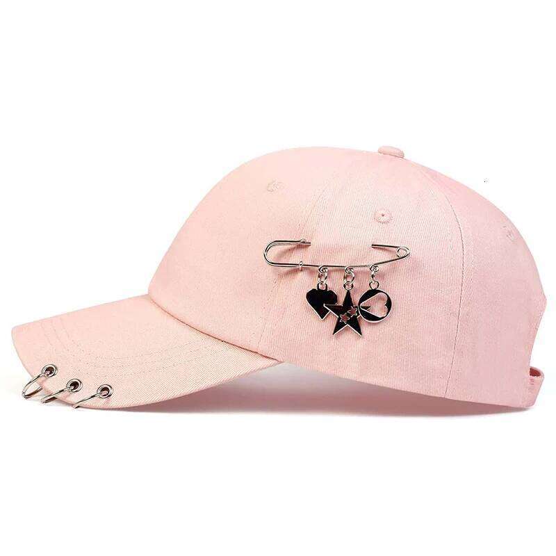 Unisex Star Iron Ring Baseball Caps Spring and Autumn Outdoor Adjustable Casual Hats Sunscreen Hat Y260304