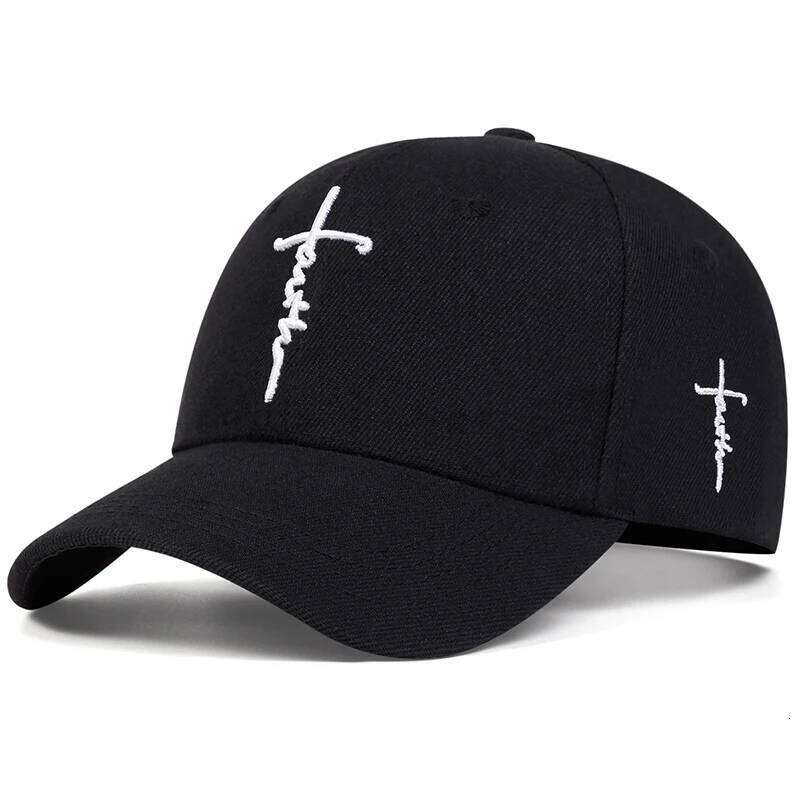 Unisex Letter Cross Embroidery Baseball Caps Spring and Autumn Outdoor Adjustable Casual Hats Sunscreen Hat Sports Cap Y260304