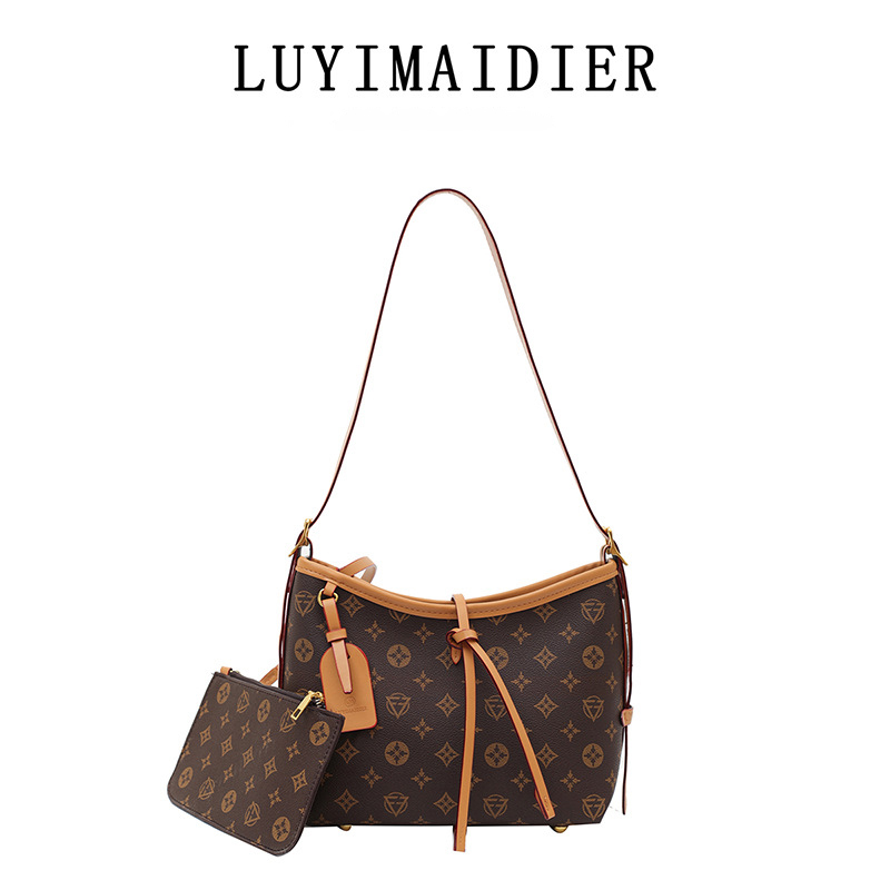 LUYIMAIDIER 2026 New Printed Versatile Fashion Designer Tote Bag Large Capacity Casual Style Women's Shoulder Bag