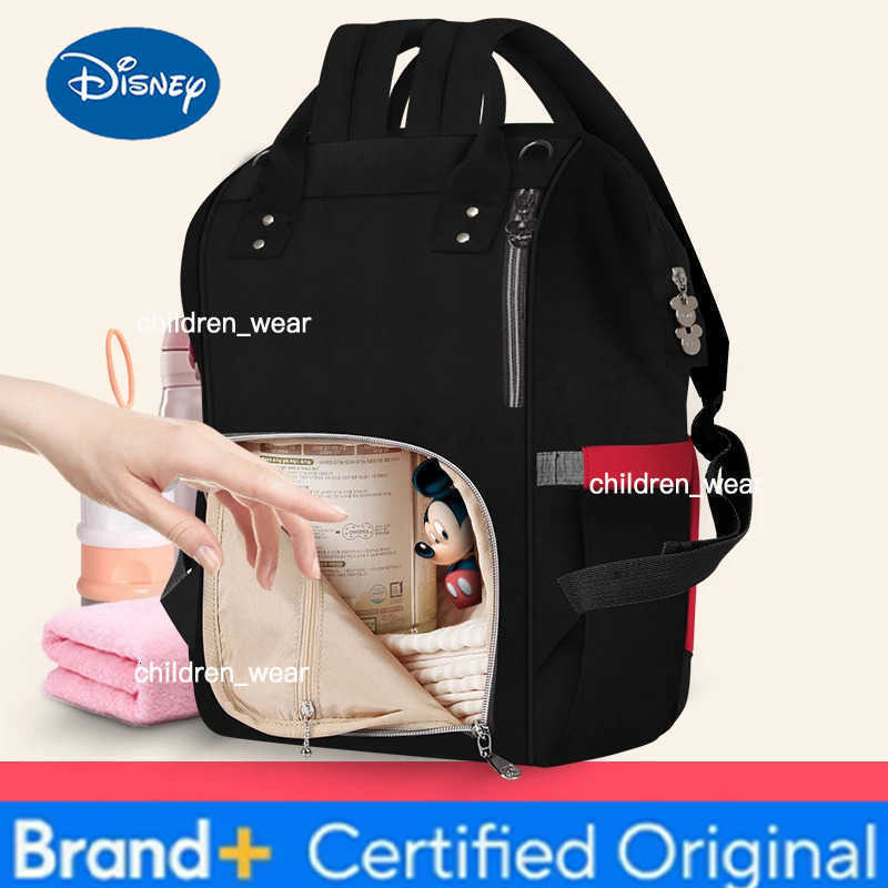 Disney Diaper Backpack Baby Bags for Mom Fashion Mummy Maternity Diaper Organizer Mickey Minnie Stroller Travel Bag H260305