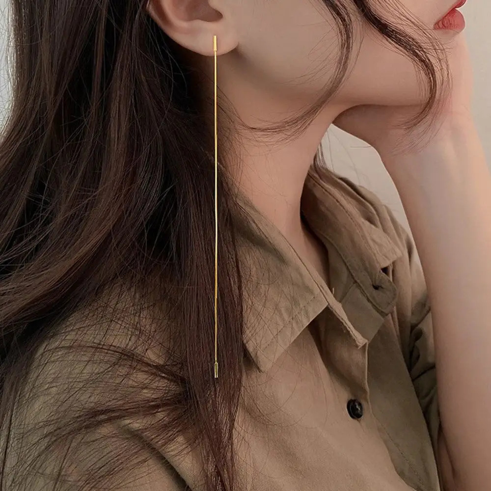 Facial slimming jewellery Womens earrings long Korean style internet earrings for women fashionable versatile jewelry 260303
