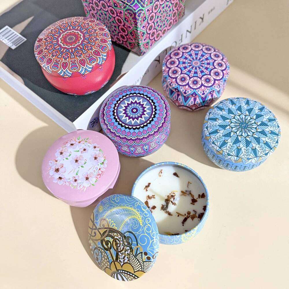 Scented Candle Gift Fragrance Plant Aromatherapy candle Gardenia Jasmine Rose Lavender aromatic Home Decorative Candles W260304 W260305