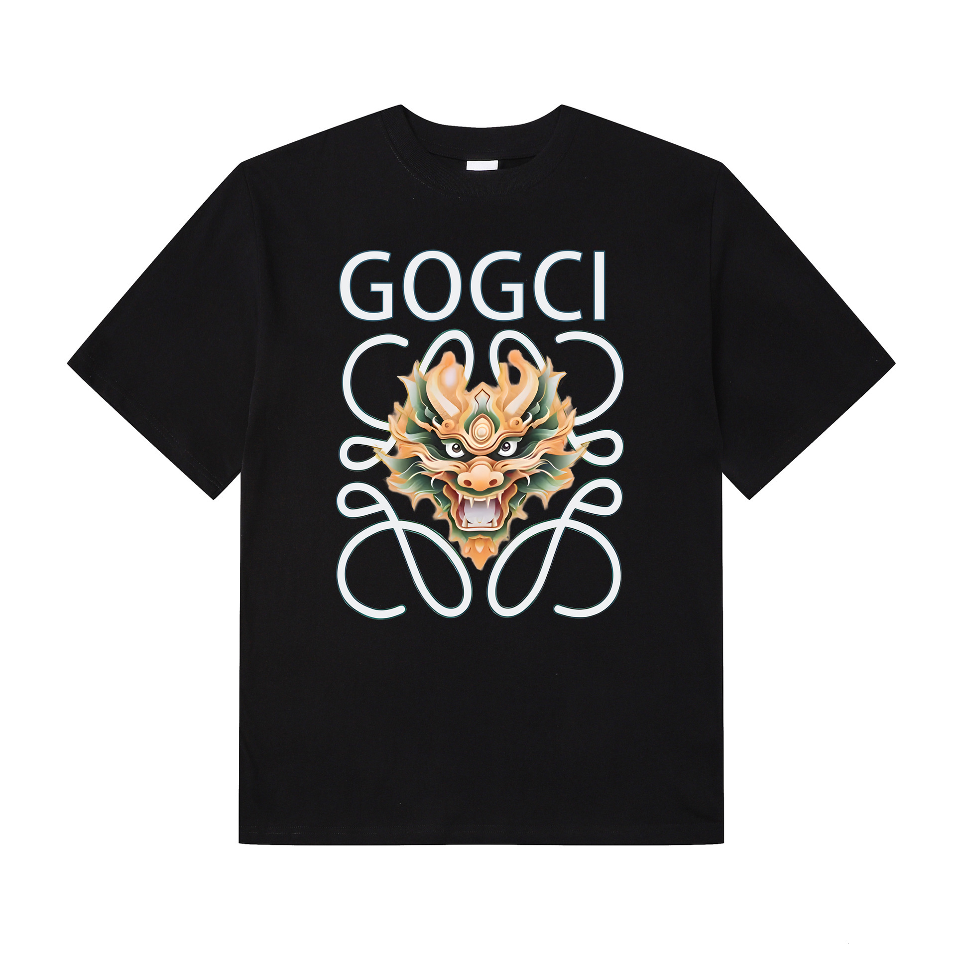 Luxury Designer Men T Shirt 2026 Summer New Fashion Clothes Streetwear Hip Hop Vintage Short Sleeve O Neck Loose Tops Trendy Print Soft Men's Tee