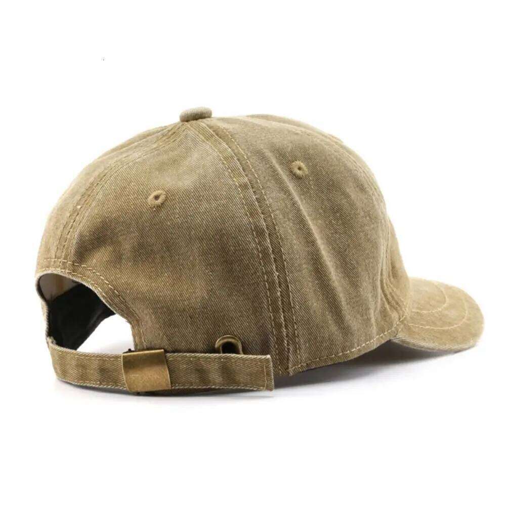 Adjustable Washed Cotton Solid Color Baseball Women Men Unisex Couple Fashion Dad Hat Snapback Cap High Quality Y260304