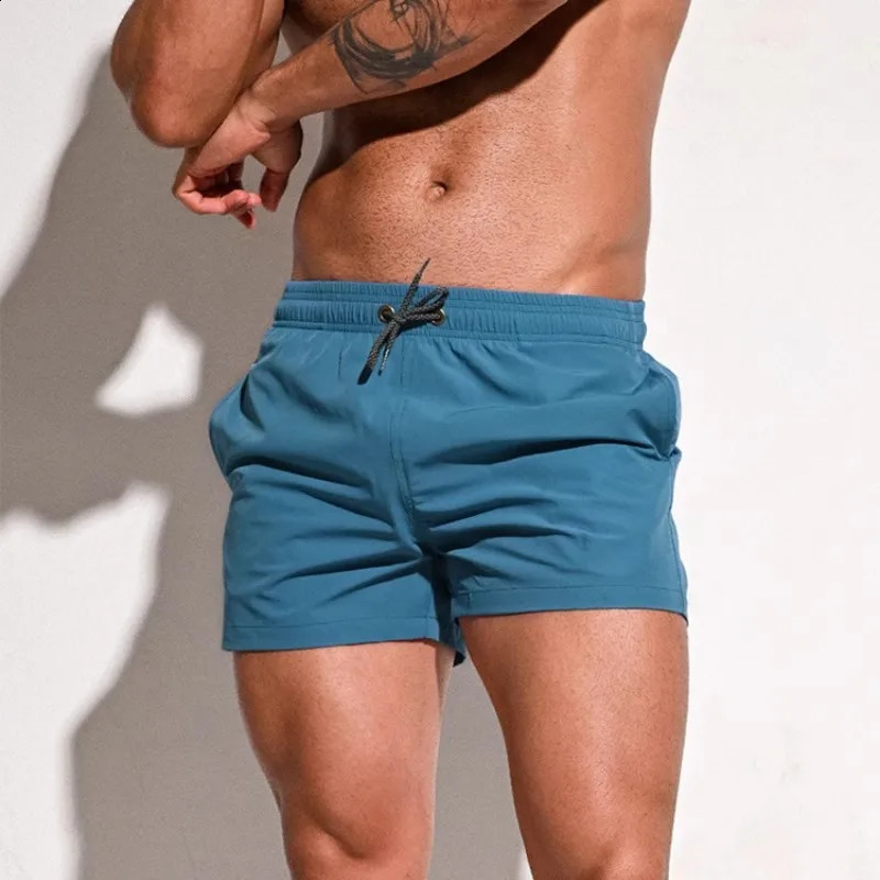 Men Swimming Shorts Summer Trunks Swimwear Quick Dry Board Short Pant Bathing Suit Sport Swimsuit Surfing Beach Swim Shorts Men260228