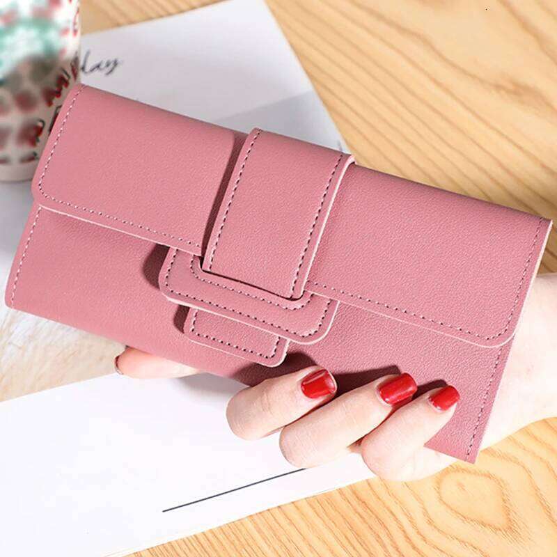 Women Wallet Cardholder Coin Purses Clutch Phone Credit Card Holder Ladies Luxury Large Capacity Leather Bag with Zipper C260304