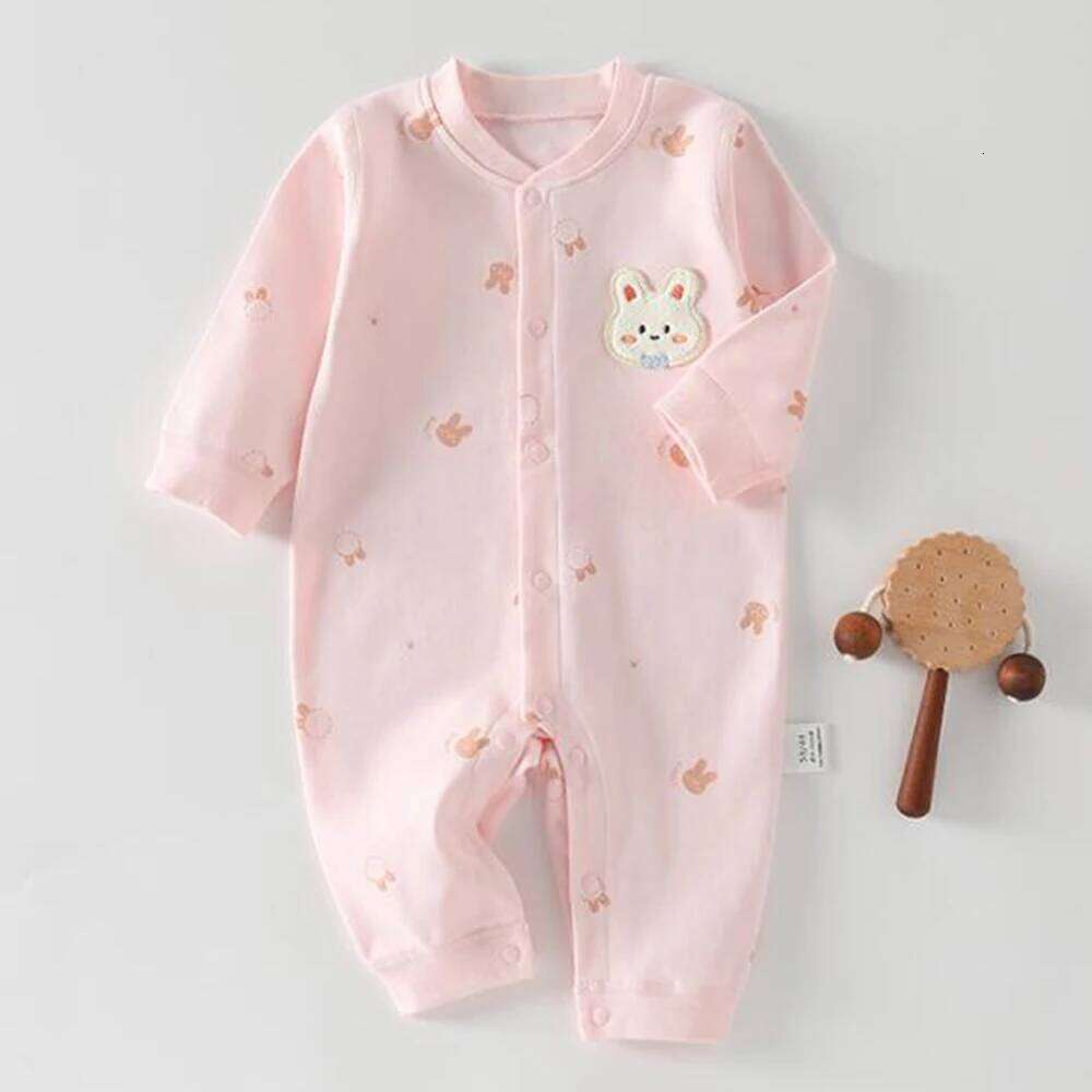 Unisex Clothes Newborn Girl Romper Long Sleeve 100% Cotton Spring Autumn Baby Jumpsuit For Boy Z260304