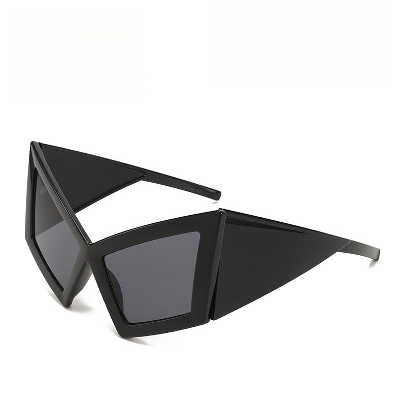 2026 New Designer Luxury Brand Shuanghuan Future Technology Glasses Personalized Motorcycle Style Large Frame Sunglasses Exaggerated Modern Sunglasses
