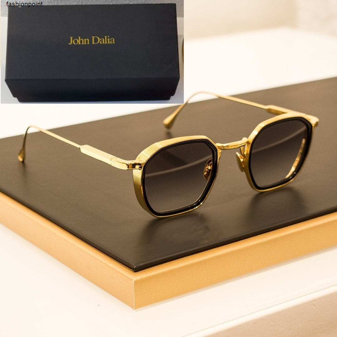 Sunglasses John Dalia Designer Sunglasses for Woman Fashion Sport Polarized UV Protection Goggle Beach Man Womens Trendy Mens Pink Black Sun glass 8 Colors