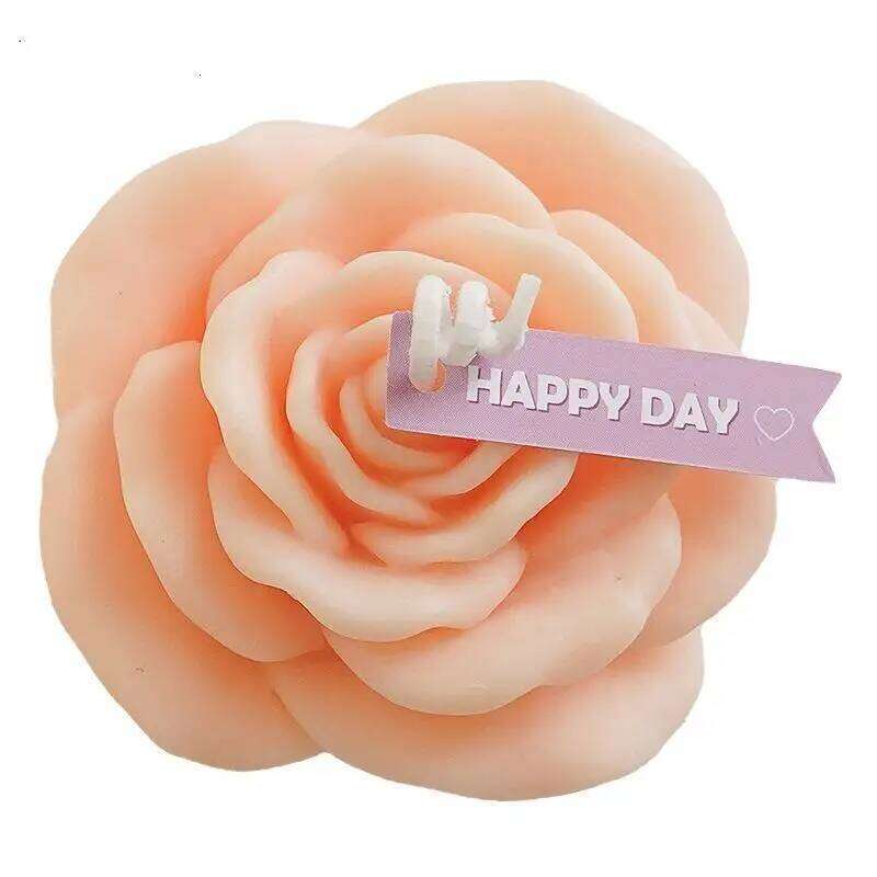 Handmade Pink Scented Aromatherapy Soy Wax Candle Wedding Birthday Party Home Decoration Photo Props W260304 W260305
