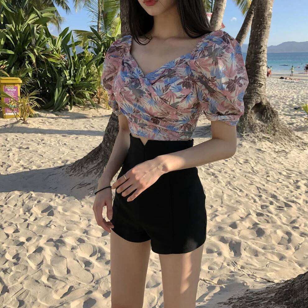 Shorts Women High Waist Solid Shaped Summer Korean Style All-match Ins Sexy Slim Hot Short Streetwear Harajuku Ulzzang New XJ260305