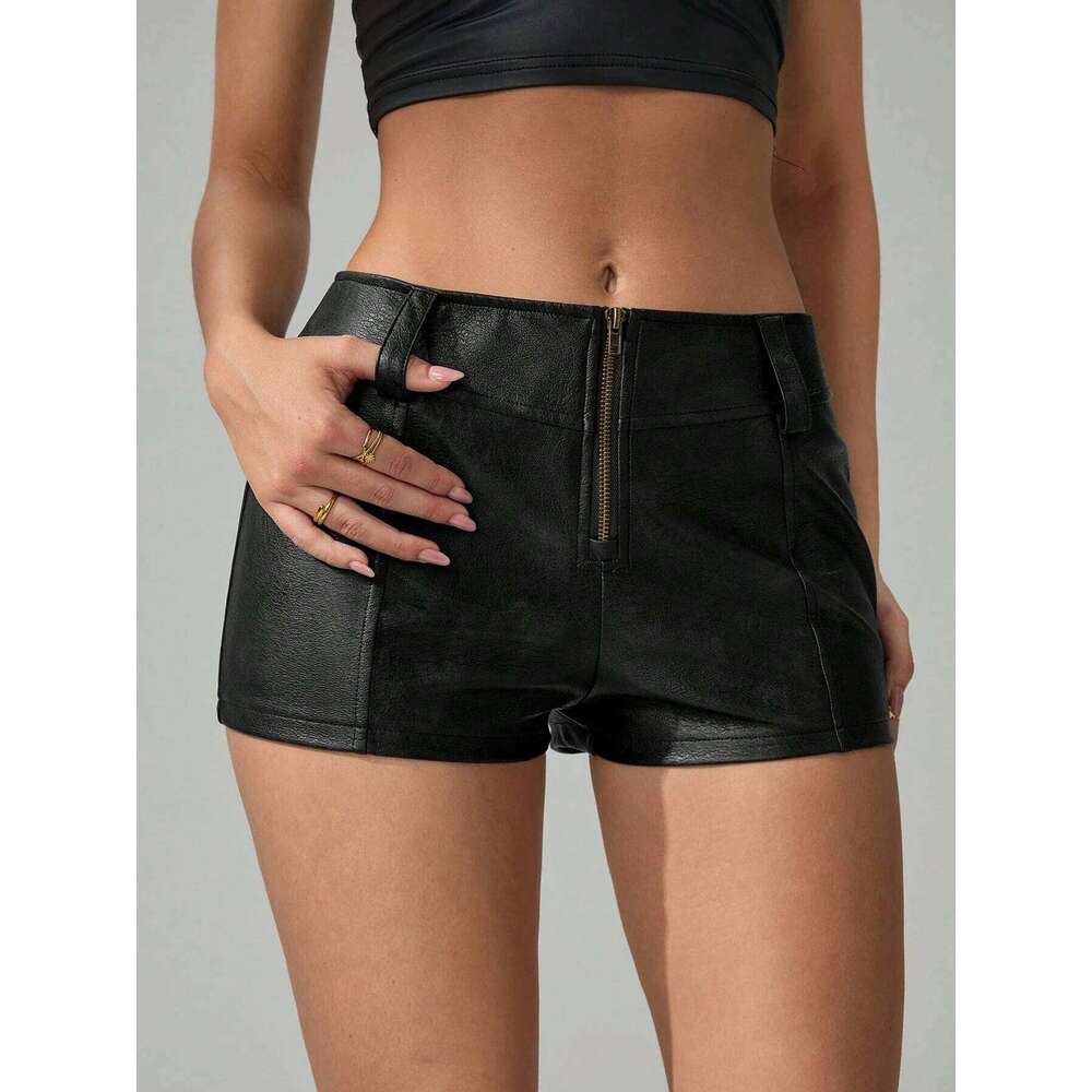 Ladies' casual elegant young sexy and spicy black super shorts, ladies' shorts 776 XJ260305