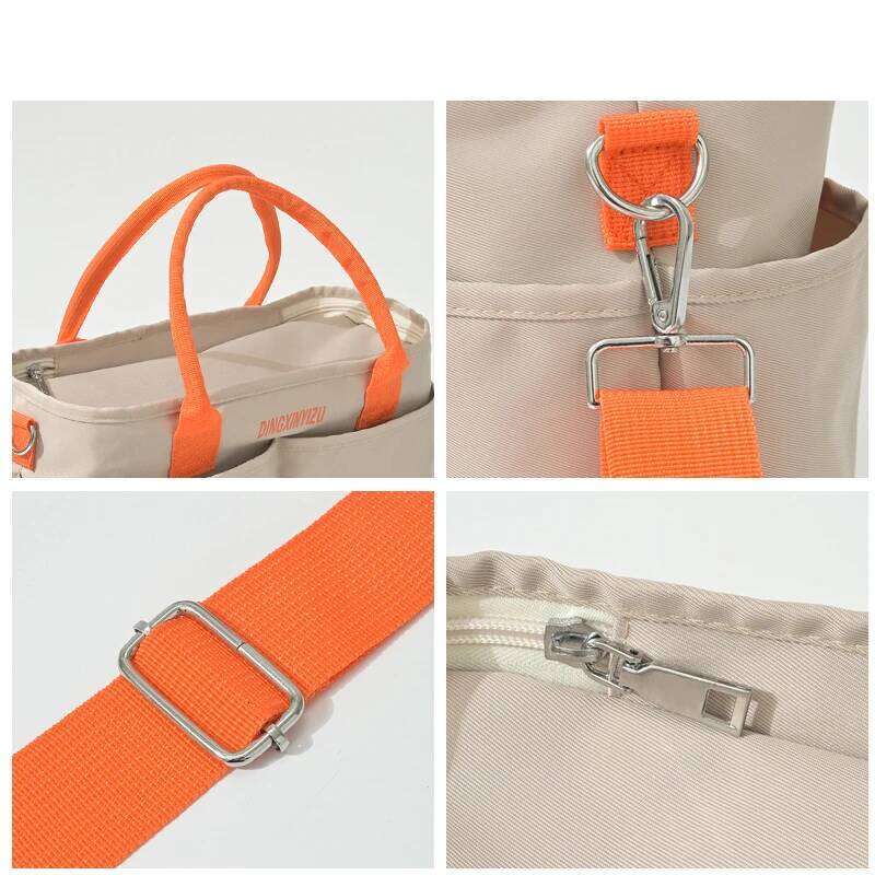 Baby stroller storage bag, large capacity multi compartment handbag, used for carrying diapers, toys, snack bottles Z260304