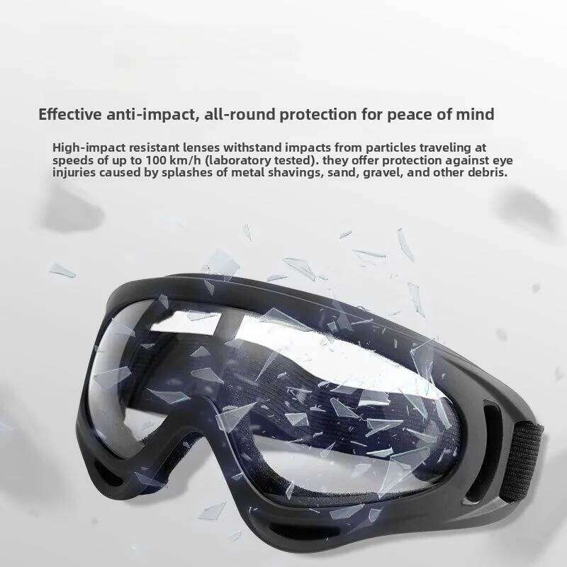UV Protective Motorcycle Glasses 1Pcs Anti Glare Motocross Sunglasses Sports Ski Goggles Windproof Dustproof Riding Accessories S260304