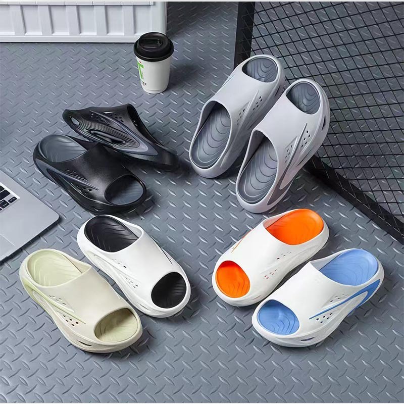 2026 New Model Men's Sports Casual Flip-flops Outdoor Beach Sandals Eva Two-tone Lightweight Slippers Wholesale